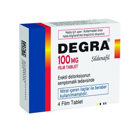 Degra 100 Mg 4’lü Ereksiyon Hapı